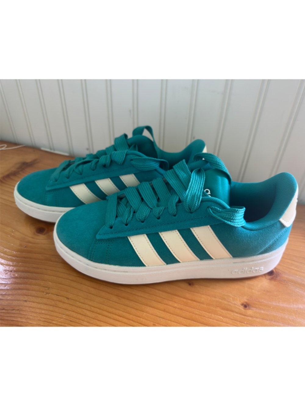 Adidas Grand Court Alpha 00s in Teal size 7.5 NEW (without box) - Picture 1 of 8